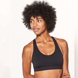 Lululemon Break Free Bra – Black – Size 6 – Medium Support